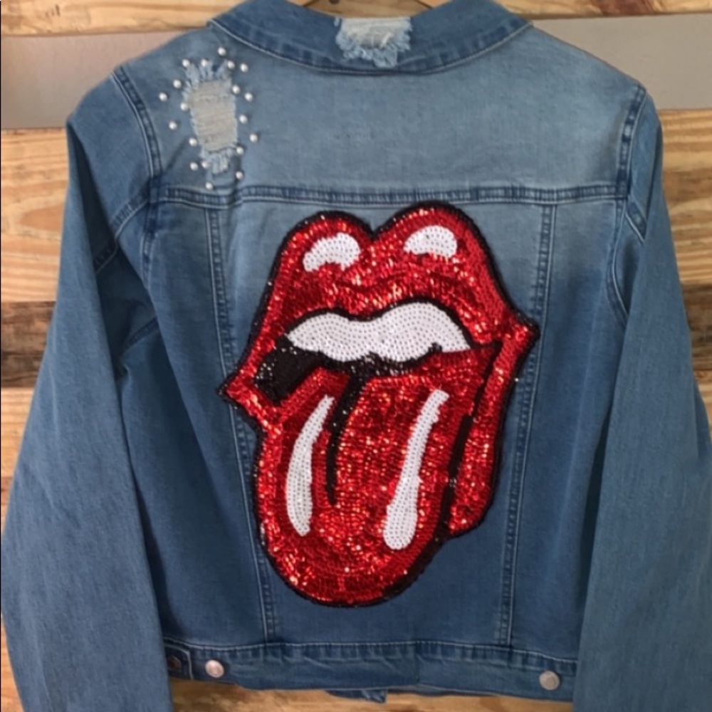 Tongue jean jacket